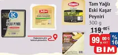 TAM YAĞLI ESKİ KAŞAR PEYNİRİ 300 G